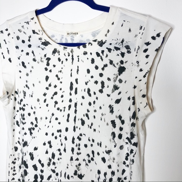 MOTHER Tops - MOTHER Cap Sleeve Goody Top in Fawn Print